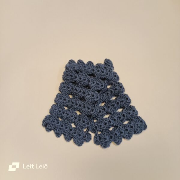 Wrist Band: Blue handknitted – O.H.K.